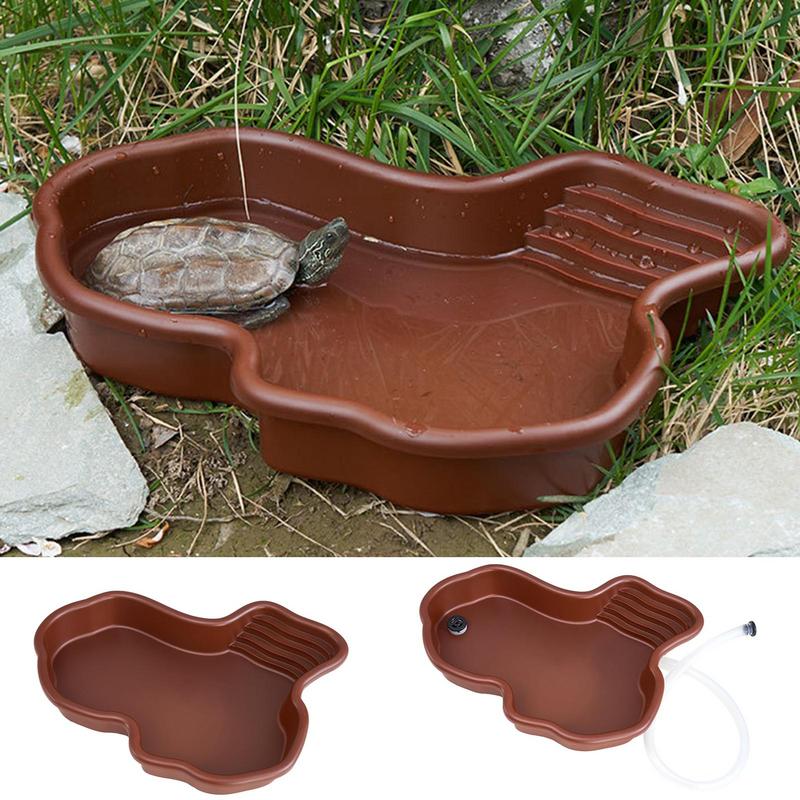 เต่าให้อาหารจานสัตว์เลื้อยคลาน - Water Dish Reptile บทวิจารณ์และราคา